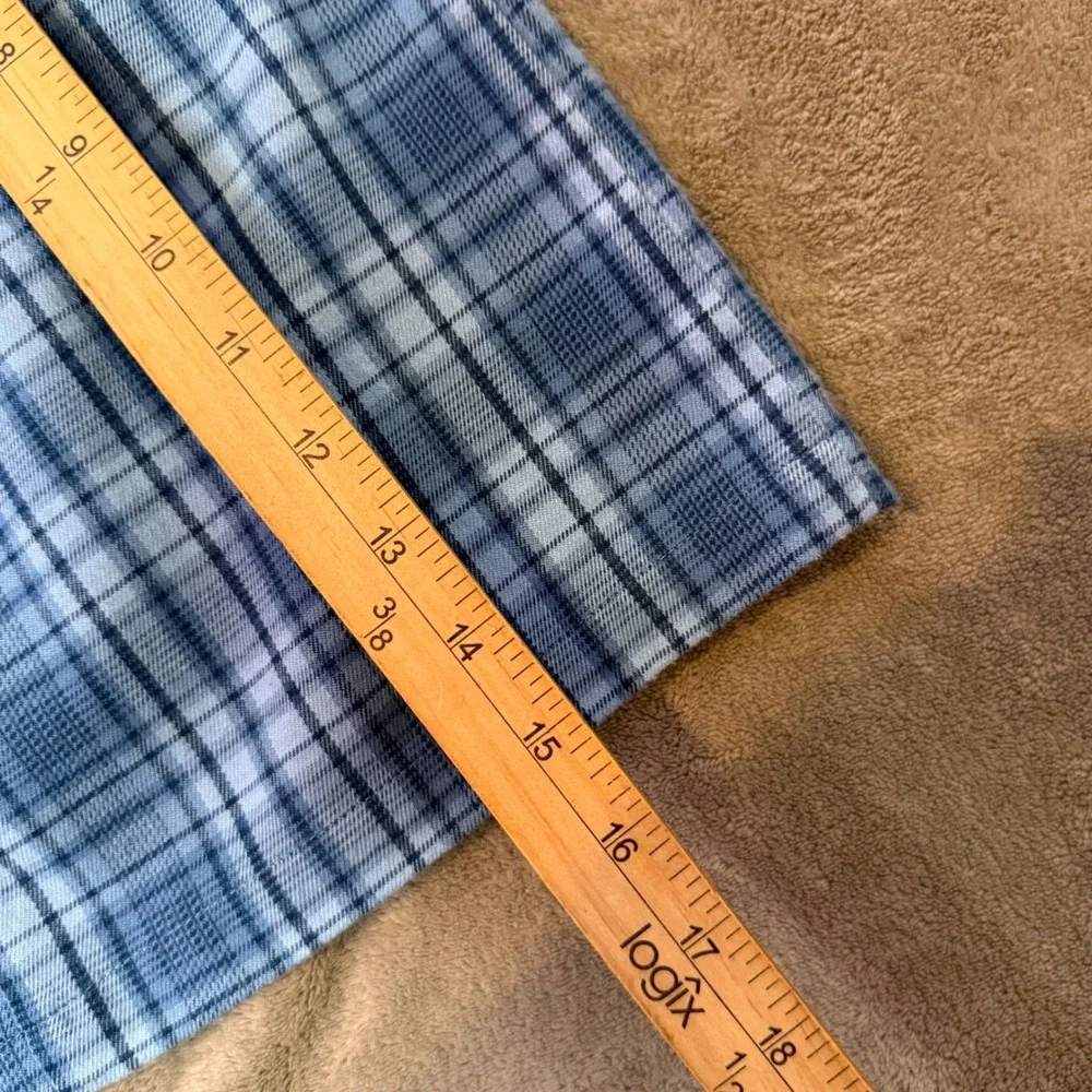 Brandy Melville Blue Plaid Cara Mini Skirt Splits Preppy Y2K Coquette‎ Clueless